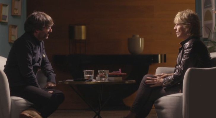 Jordi Évole y Mercedes Milá en 'Salvados'