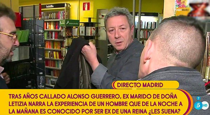 Alonso Guerrero en el encuentro en directo con Sergi Ferré en &#39;Sálvame&#39;
