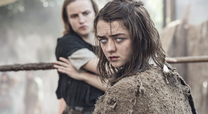 Arya Stark jeugo de Tronos