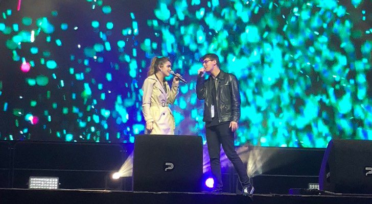 Alfred y Amaia en el "Eurovision in Concert"