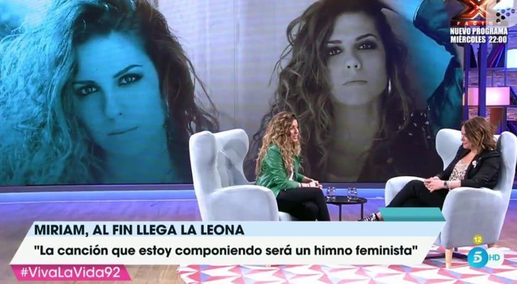 Miriam habla de su single con Toñi Moreno en 'Viva la vida'