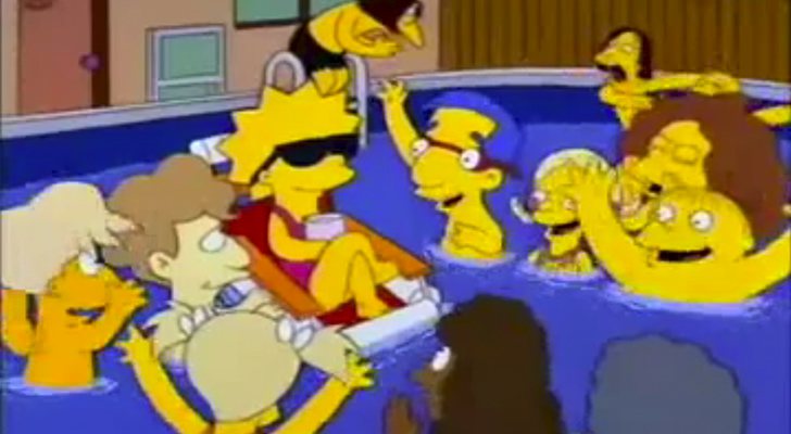 Lisa siendo popular en 'Los Simpson'