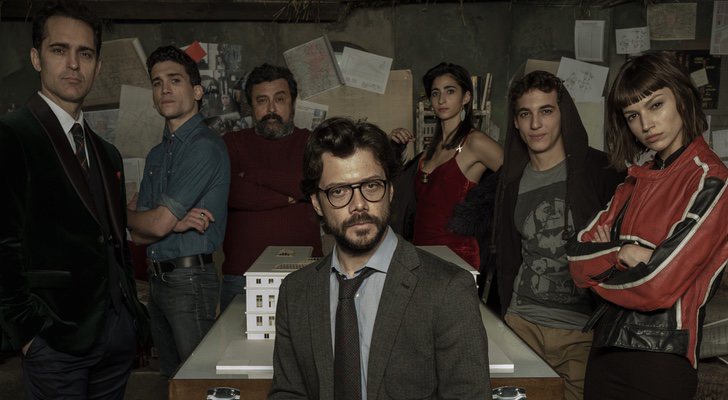 Protagonistas de 'La Casa de Papel'