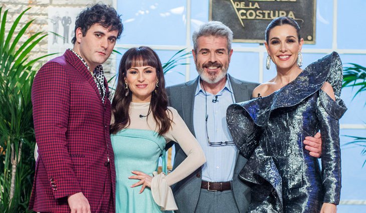 Jurado y presentadora de 'Maestros de la costura'