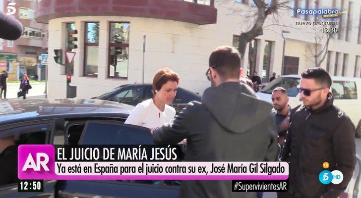 'El programa de Ana Rosa' capta la llegada de María Jesús Ruiz al juzgado