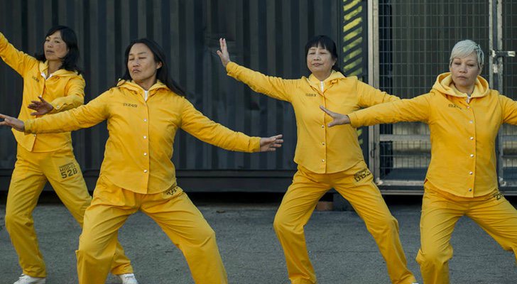 Algunas presas en el patio en 'Vis a vis'