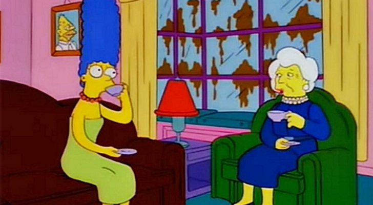 Marge Simpson y Barbara Bush en un capítulo de 'Los Simpson'