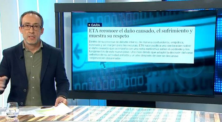 'Espejo público' informa del comunicado de ETA