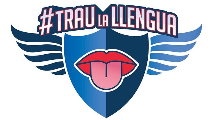Logotipo de la nueva versión de 'Trau la llengua'