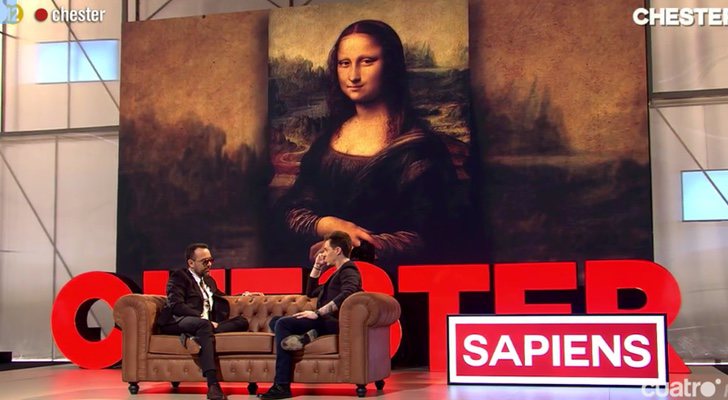 Christian Gálvez con Risto Mejide en 'Chester'