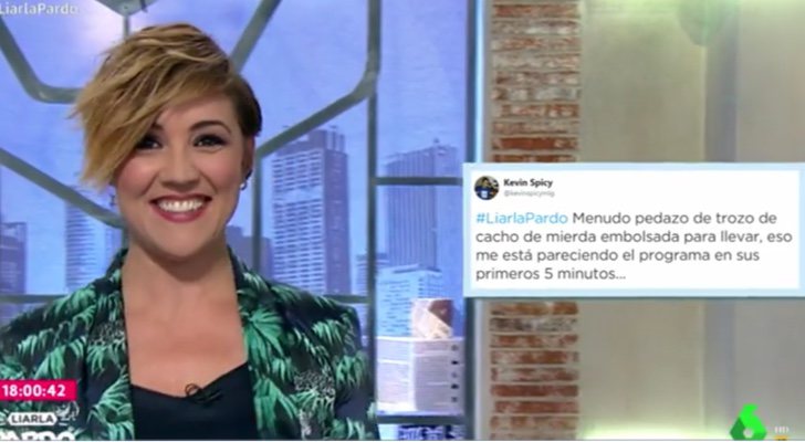 Cristina Pardo comenta con humor las críticas en Twitter a 'Liarla Pardo'