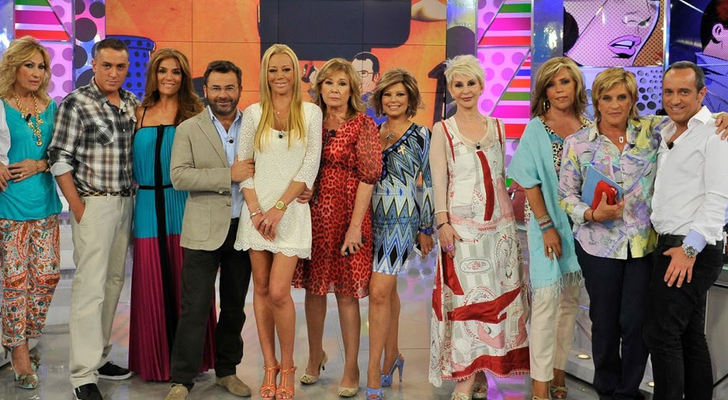 Uno de los primeros equipos de 'Sálvame'