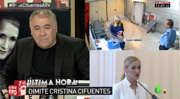 El caso de Cristina Cifuentes en 'Al rojo vivo'