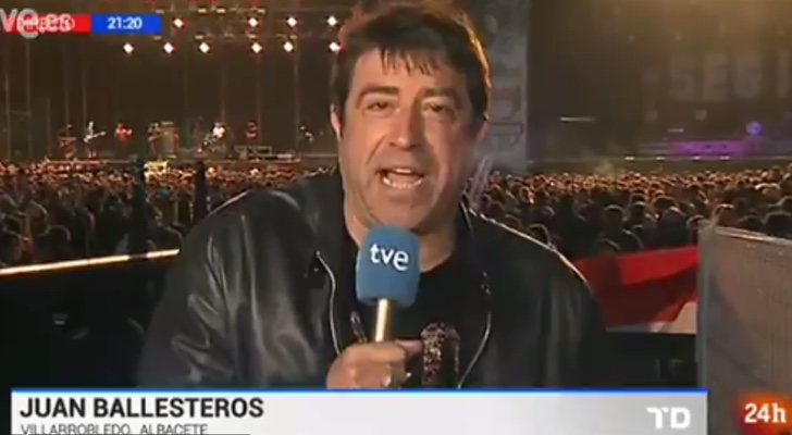 La crónica más rockera de Juan Ballesteros para 'Telediario 2' del ViñaRock