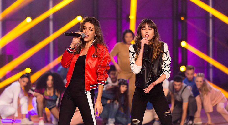 Aitana y Ana Guerra en la gala inaugural de 'Fama a bailar'