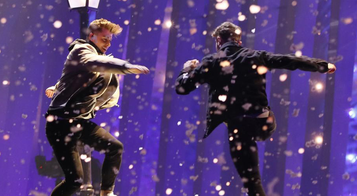 Ryan O'Shaughnessy sobre el escenario de Eurovisión 2018