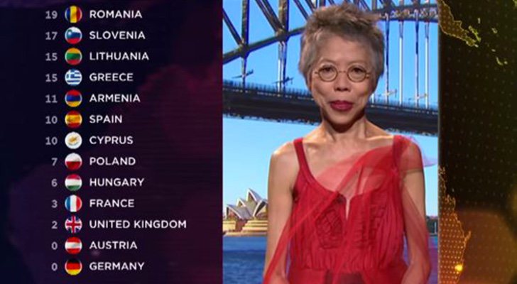 Lee Lin Chin en el Festival de Eurovisión 2015