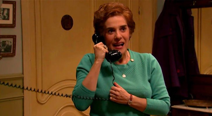 Anabel Alonso en la escena de 'Amar es para siempre' en la que hace un guiño a "Buscando a Nemo"