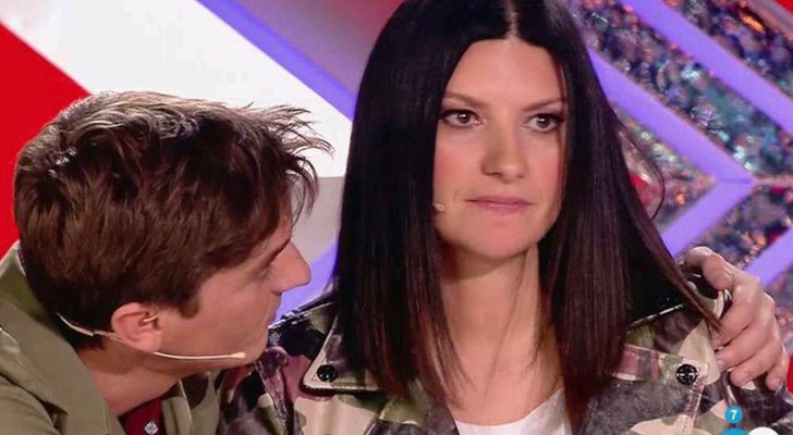 Xavi Martínez y Laura Pausini en &#39;Factor X&#39;