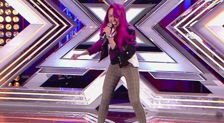 Crislo durante su actuación de &#39;Factor X&#39;