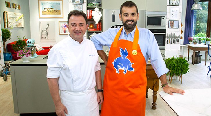 Martín Berasategui y David de Jorge en 'Robin Food'