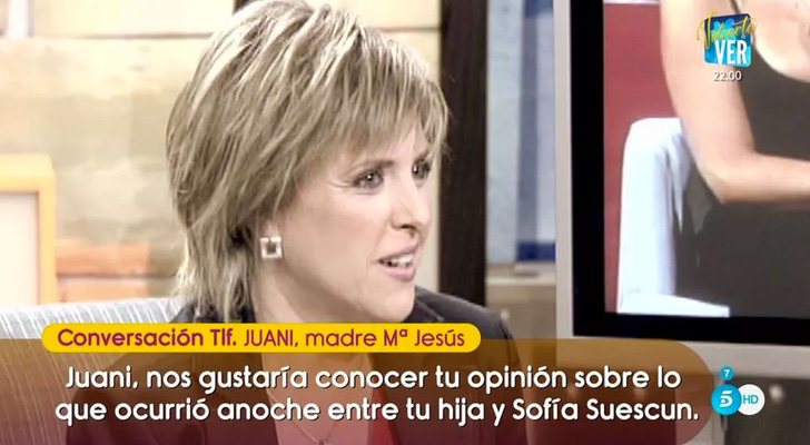 Juani, madre de María Jesús Ruiz, en 'Sálvame'