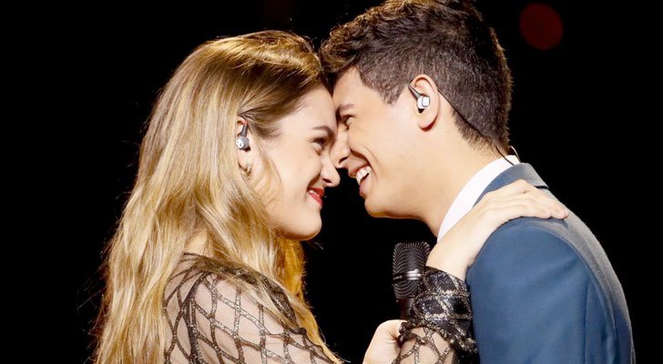 Amaia y Alfred en su segundo ensayo en Eurovisión 2018