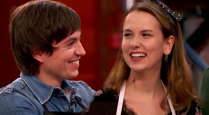 Víctor y Sofía en 'MasterChef 6'