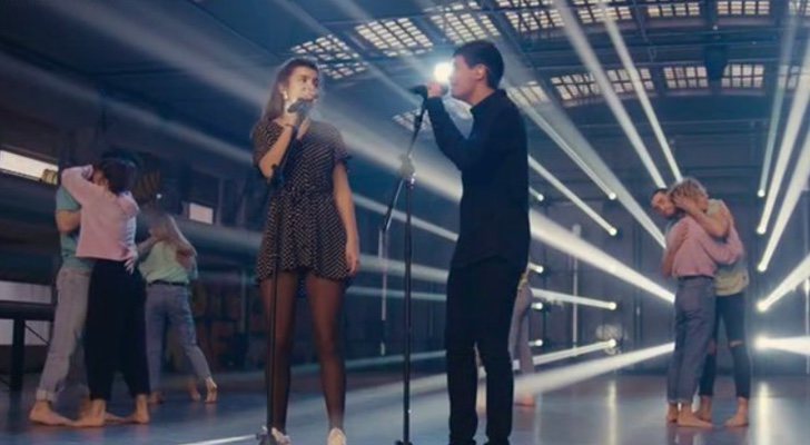 Alfred y Amaia cantan &quot;Tu canción&quot; en la Escuela de &#39;Fama a bailar&#39;