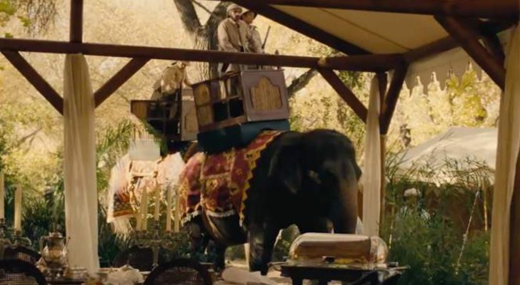 Escena con elefantes en 'Westworld'