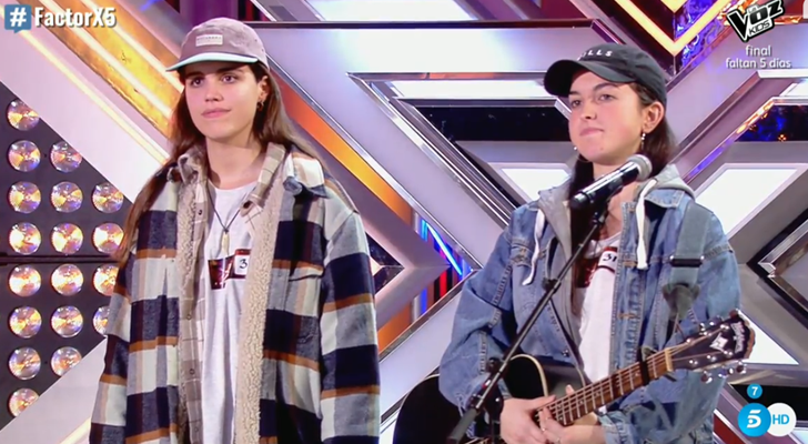 Ana y Carolina en 'Factor X'