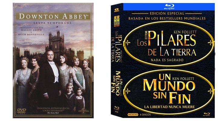 'Downton Abbey', 'Los pilares de la Tierra' y 'Un mundo sin fin'