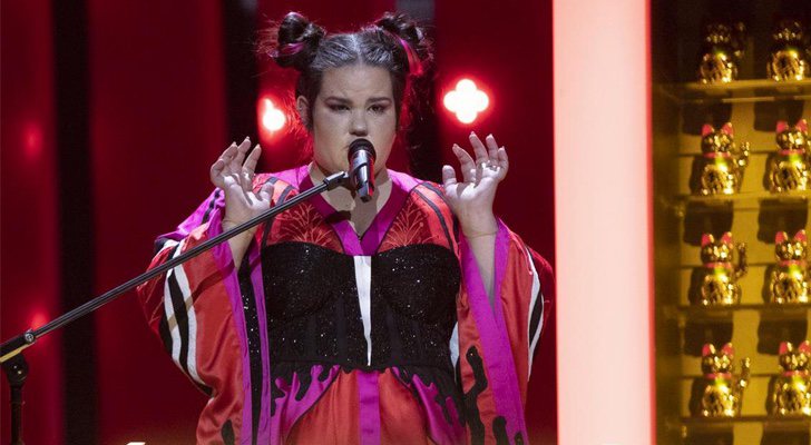 Netta durante su actuación en Eurovisión 2018