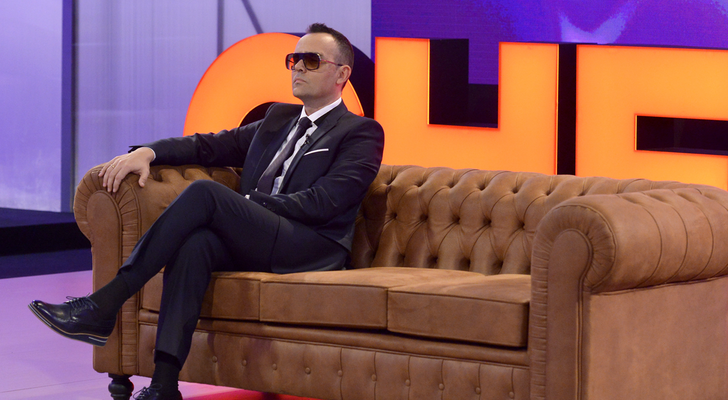 Risto Mejide en el plató de 'Chester'