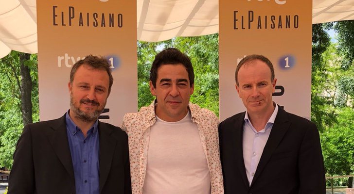 Raimon Mas Llorent, Pablo Chiapella y Toni Sevilla en la presentación de &#39;El Paisano&#39;
