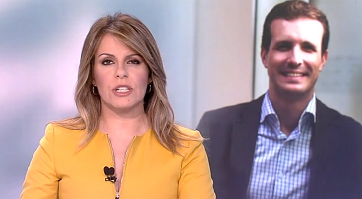 Pilar García Muñiz da la noticia de Pablo Casado