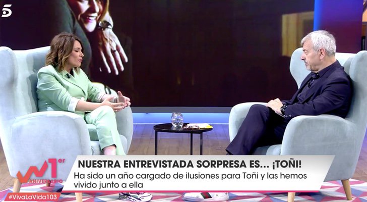 Toñi Moreno y Carlos Sobera en 'Viva la vida'