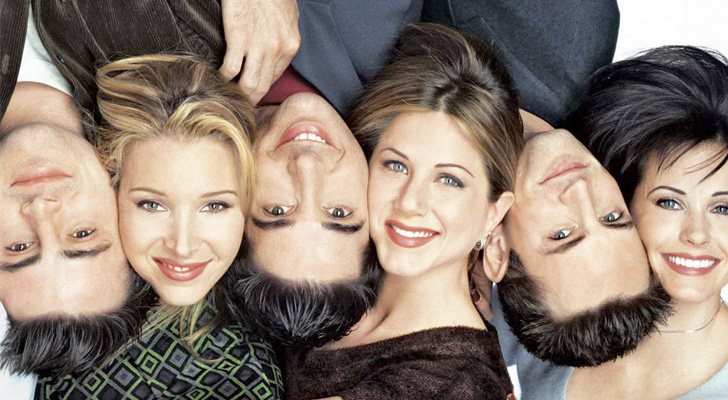 Los protagonistas de 'Friends'