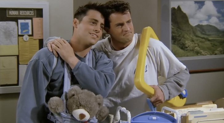 Joey y Chandler en 'Friends'