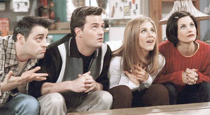 Joey, Chandler, Rachel y Monica en 'Friends'