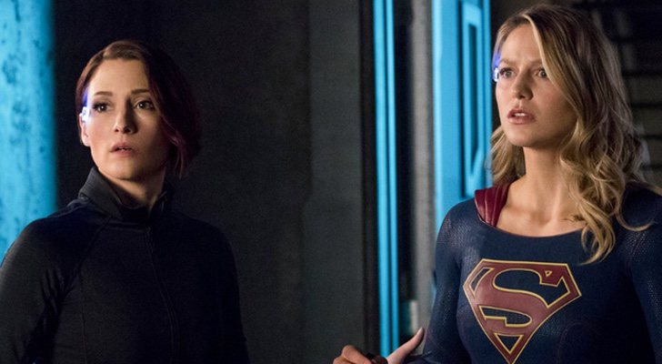 Chyler Leigh y Melissa Benoist como las hermanas Danvers en 'Supergirl'