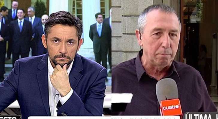 Javier Ruíz y Joan Baldoví en 'Las mañanas de Cuatro'