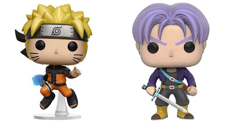 Funko de Naruto de &#39;Naturo&#39; y funko de Trunks de &#39;Dragon Ball Z&#39;