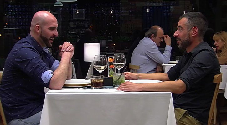 Xuan y José en 'First Dates'