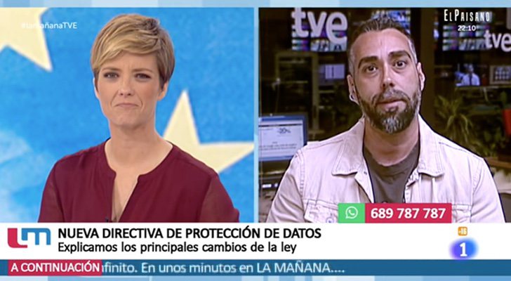 María Casado y Rubén Sánchez en 'La mañana'