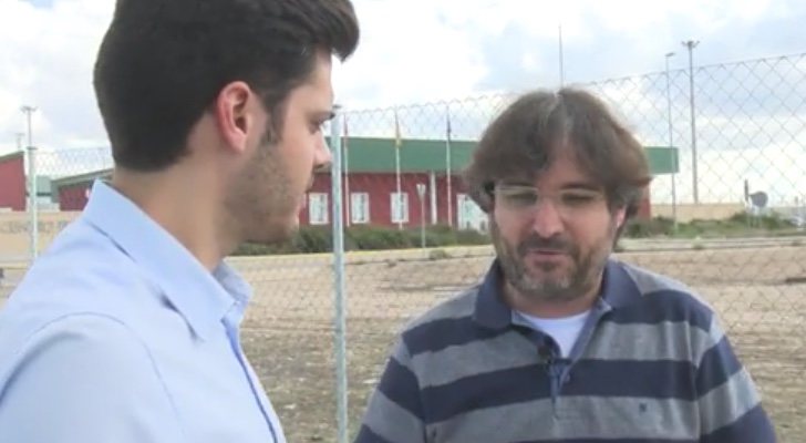 Jordi Évole con 'laSexta noticias' en la prisión de Estremera