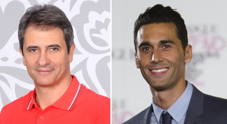 Manolo Lama y Álvaro Arbeloa