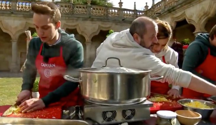 Jon y Jorge en la prueba de exterior en Salamanca en 'MasterChef 6'