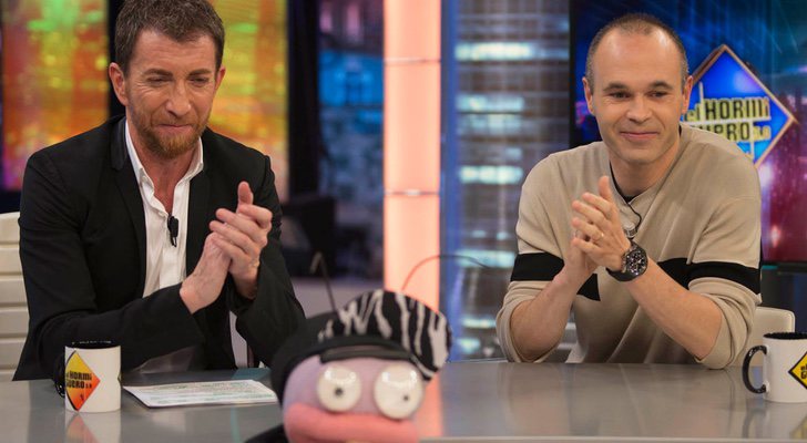 Pablo Motos y Andrés Iniesta en &#39;El Hormiguero&#39;