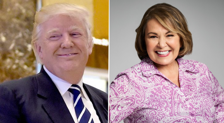Trump y Roseanne Barr